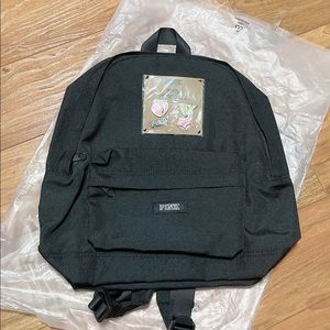 VS mini backpack with pins